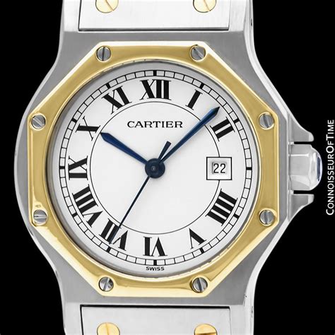 cartier santos hexagon|cartier santos octagon automatic.